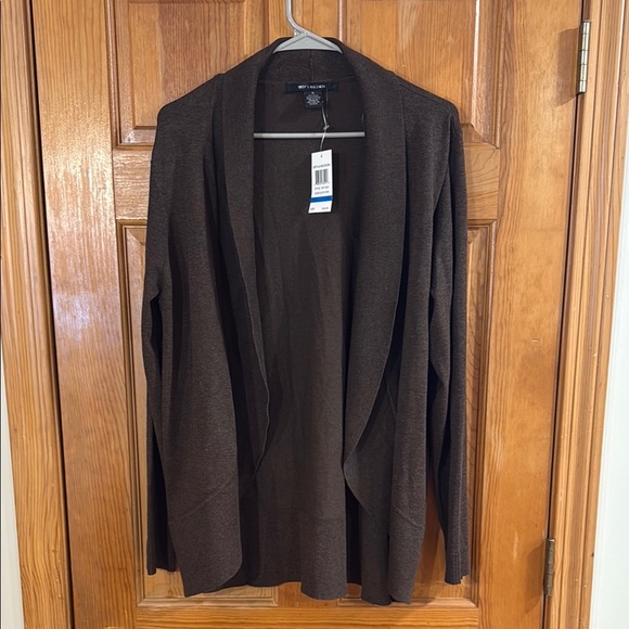 89th & Madison Sweaters - 89th & Madison women’s brown open cardigan sweater size xlarge.nwt